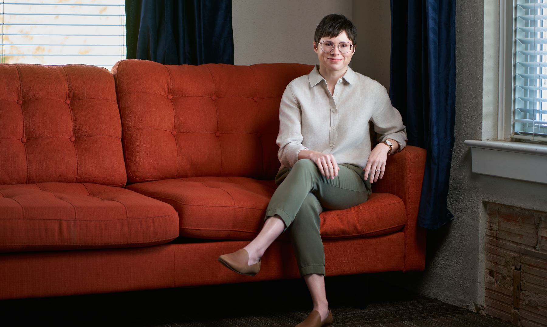 Dr. Jaye Capretto in her Tulsa office